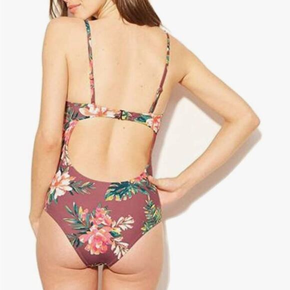 Shade & Shore Women’s One Piece Floral Swimsuit Size XL / 38D - Picture 8 of 8